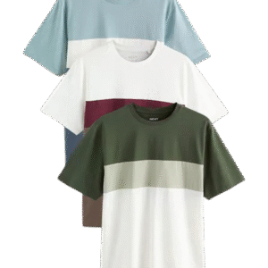 Men's Color-Block Crew Neck T-Shirt