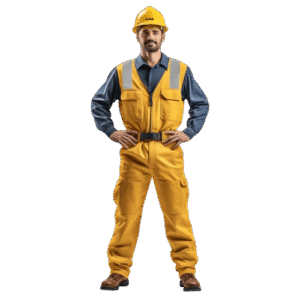 Professional Construction Workwear Uniform Set – High-Visibility & Multi-Pocket